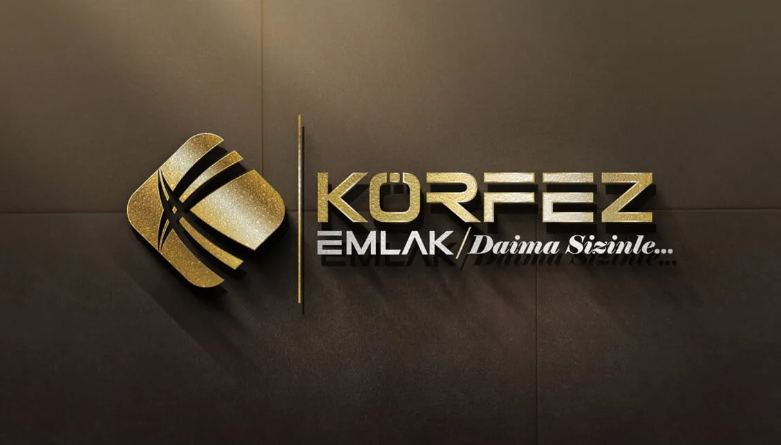 Körfez Emlak Körfez Emlak ofisindeki marka tabelası